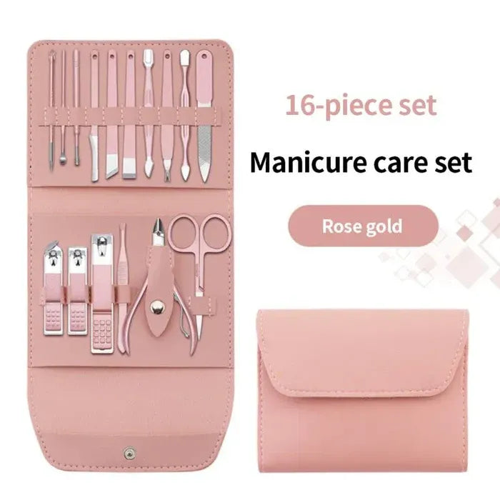 16-Piece Manicure Pedicure Set