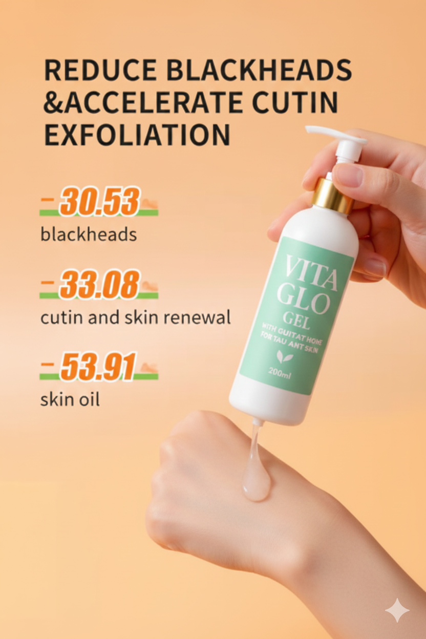 Vita Glow Gel – Glutathione Instant Brightening & Deep Clean Gel